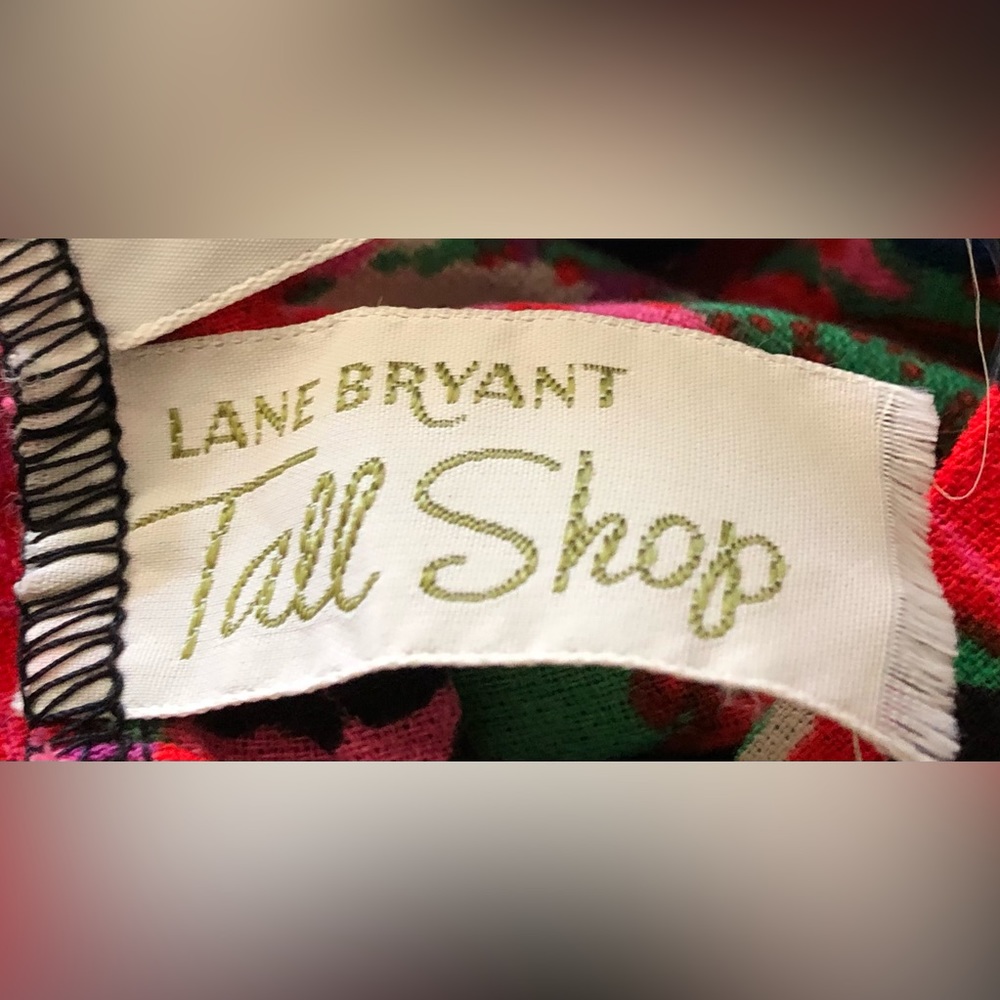 Beautiful Rare Find Vintage Original 60’ Lane Bryant Tall Shop Muu Muu - Picture 4 of 6